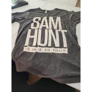 sam hunt 15 in a 30 tour t shirt  L